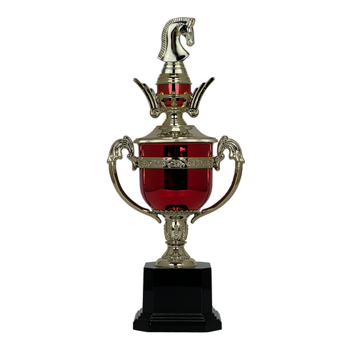 Trofeo de Copa con Figura Serie PC de Ajedrez
